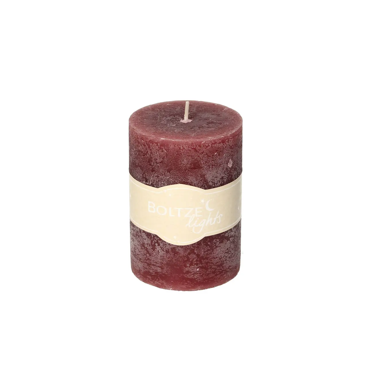 Dekoria Svíčka Lea 10cm claret, 7 x 10 cm