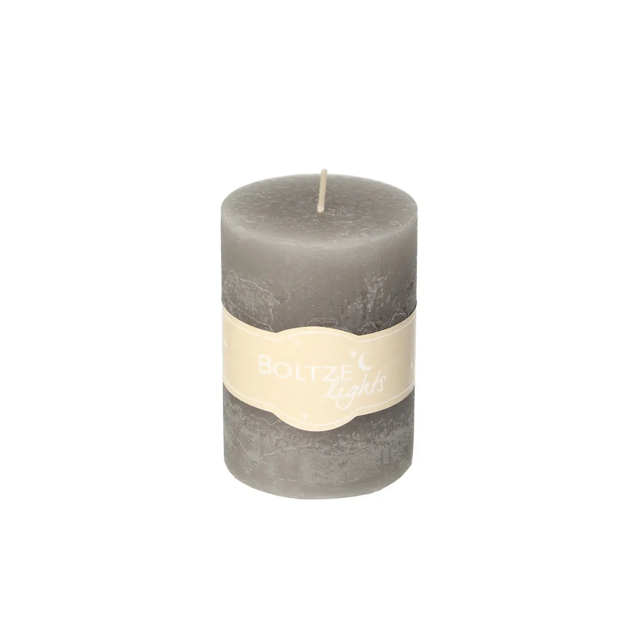 Dekoria Svíčka Lea 10cm light beige, 7 x 10 cm