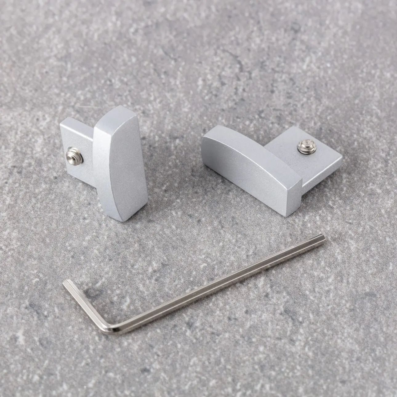 Dekoria Krytka stropní lišty Premium stříbrná 2ks., 1 x 2 x 2,5 cm