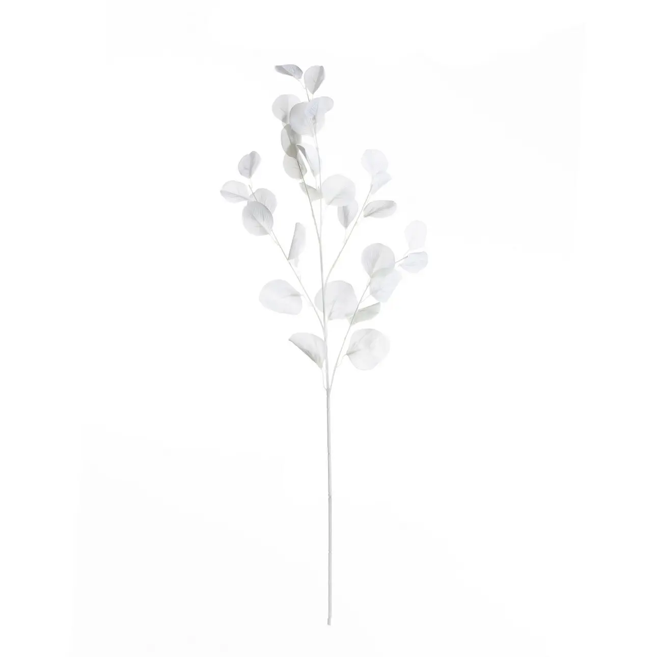 Dekoria Větev eukalyptu 90cm white, 10 x 10 x 90 cm