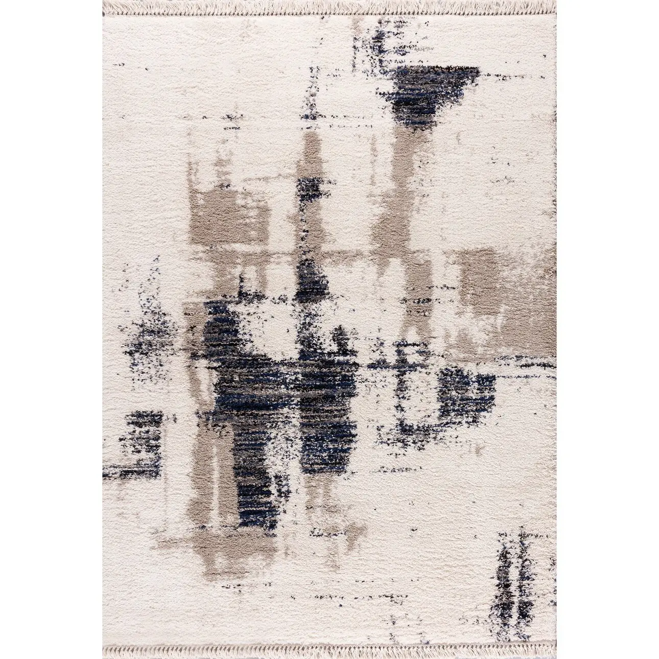 Dekoria Koberec Boho krémová/námořnická modrá 200x290cm, 200 x 290cm