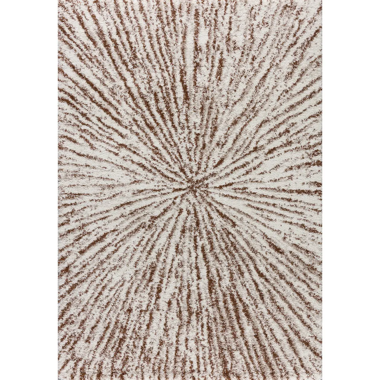 Dekoria Koberec Softness krémová/hnědá 160x230cm, 160 x 230 cm