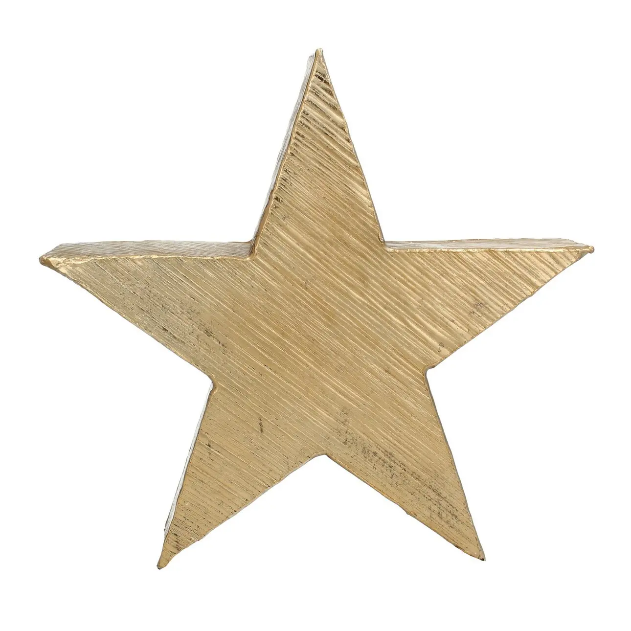 Dekoria Dekorace Gold Star 32cm, 34 x 8 x 32 cm