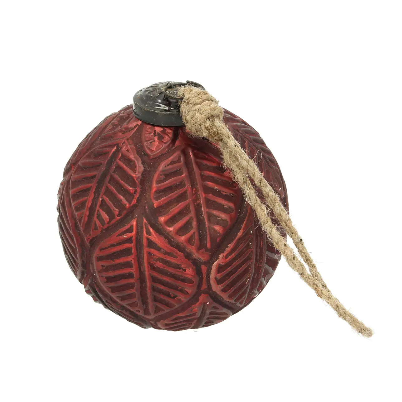 Dekoria Bombka Vintage Crimson ⌀10 cm červená, 10x10 cm