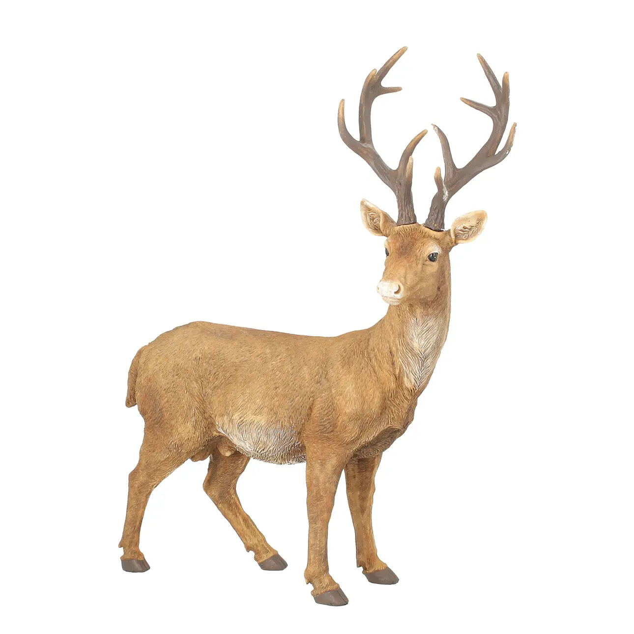 Dekoria Figurka Deer 50x20x54 cm brown, 50x20x54 cm