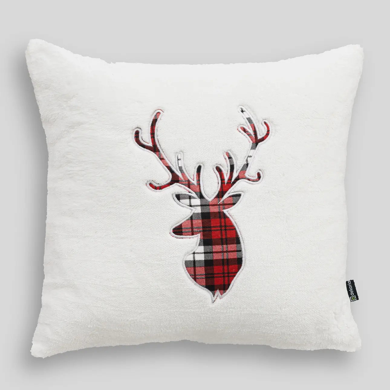 Dekoria Potah na polštář Plaid Stag 43x43 cm, 43x43 cm