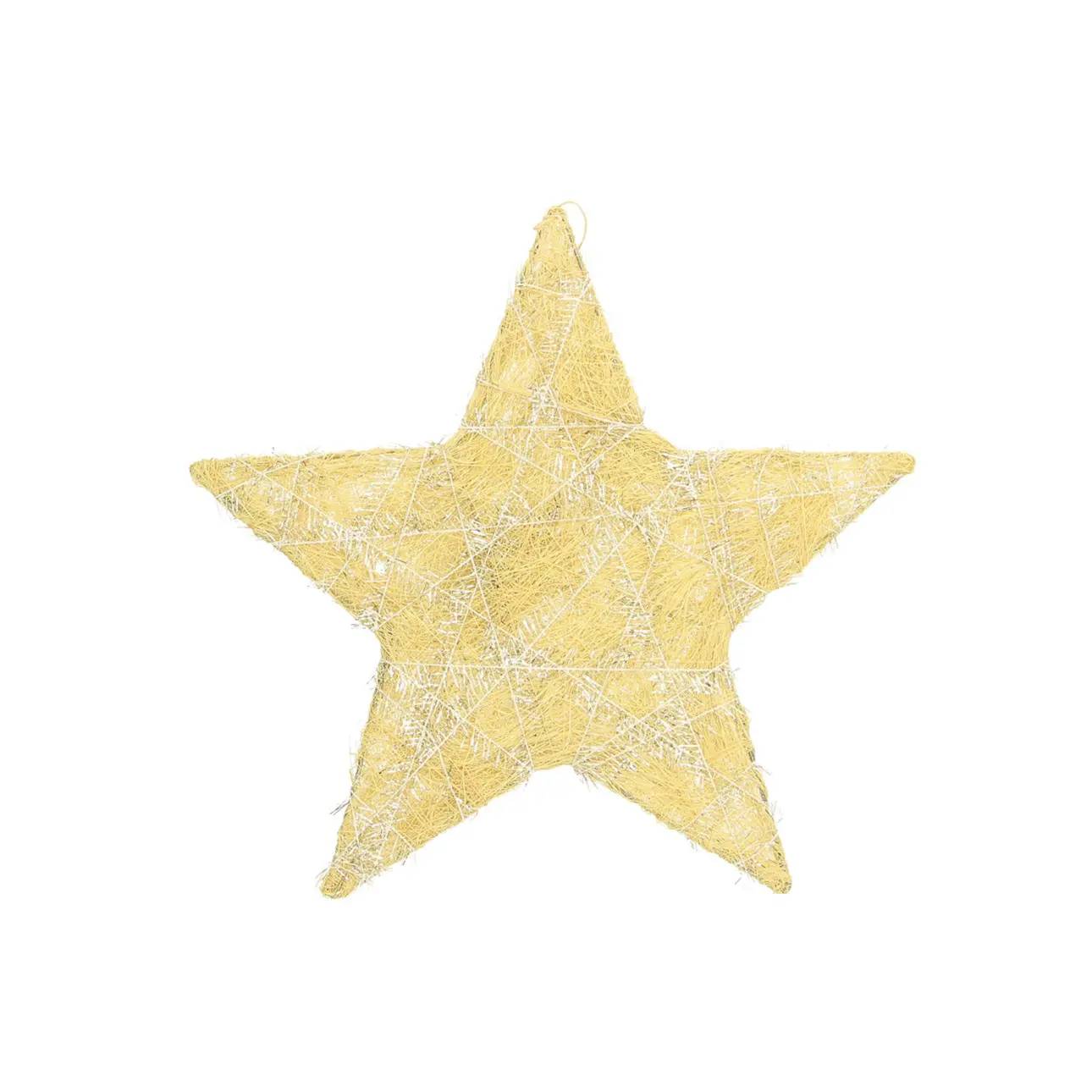 Dekoria Vánoční ozdoba Golden Star II 25 cm, 25x25x0,5 cm