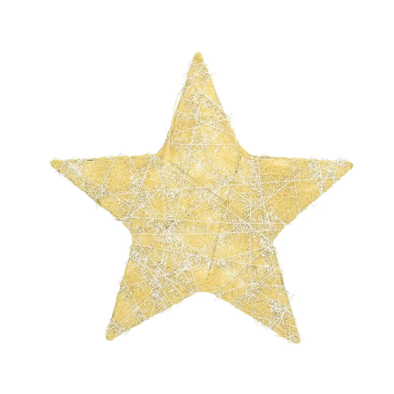 Dekoria Vánoční ozdoba Golden Star II 30 cm, 30x30x0,5