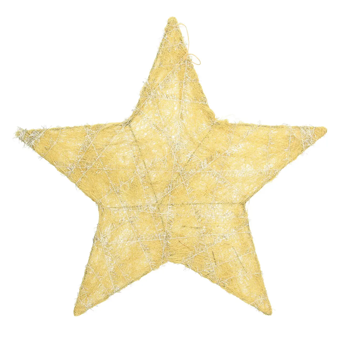 Dekoria Vánoční ozdoba Golden Star II 40 cm, 40x40x0,5 cm