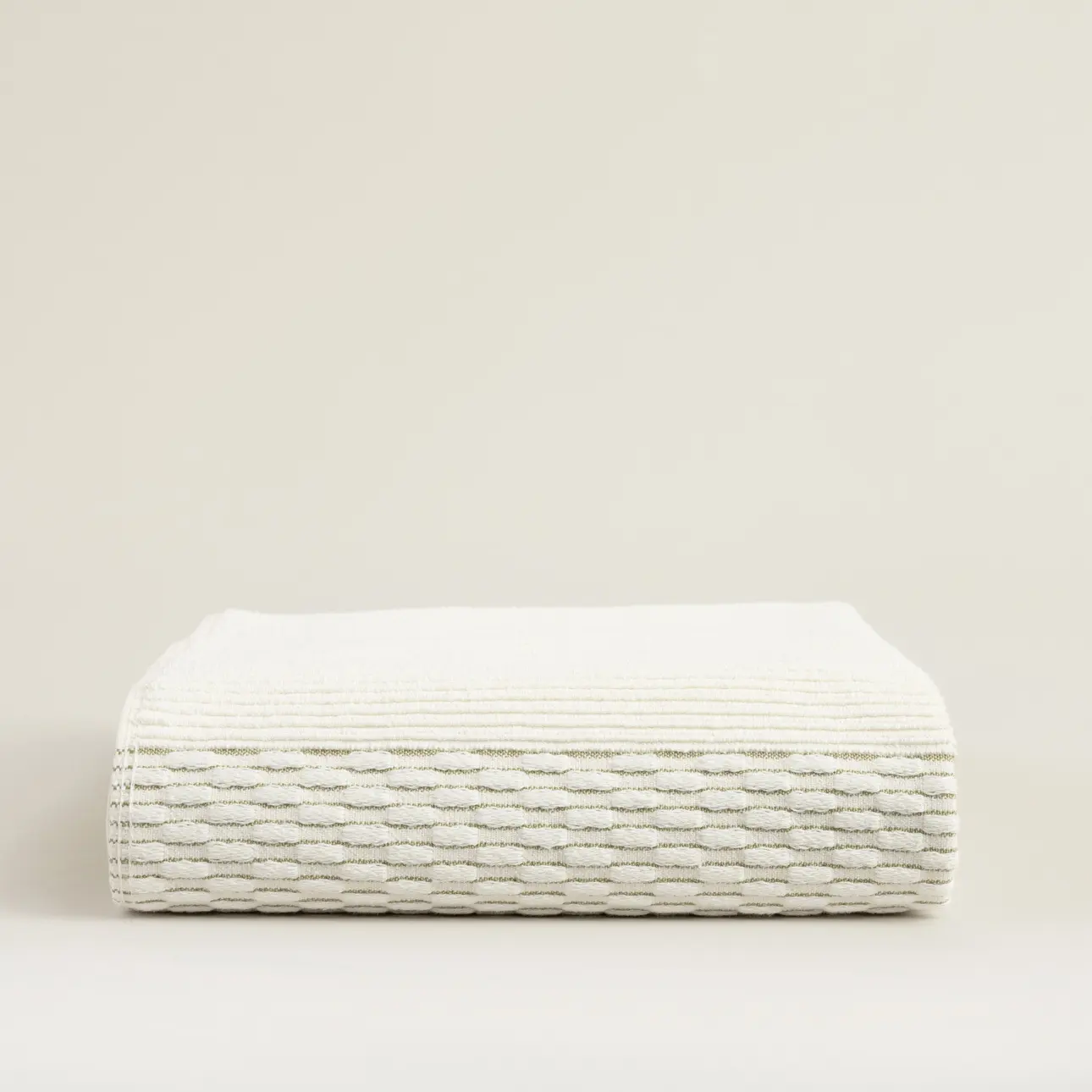 Dekoria Ručník Ripple 50x90 cm ivory, 50 x 90 cm