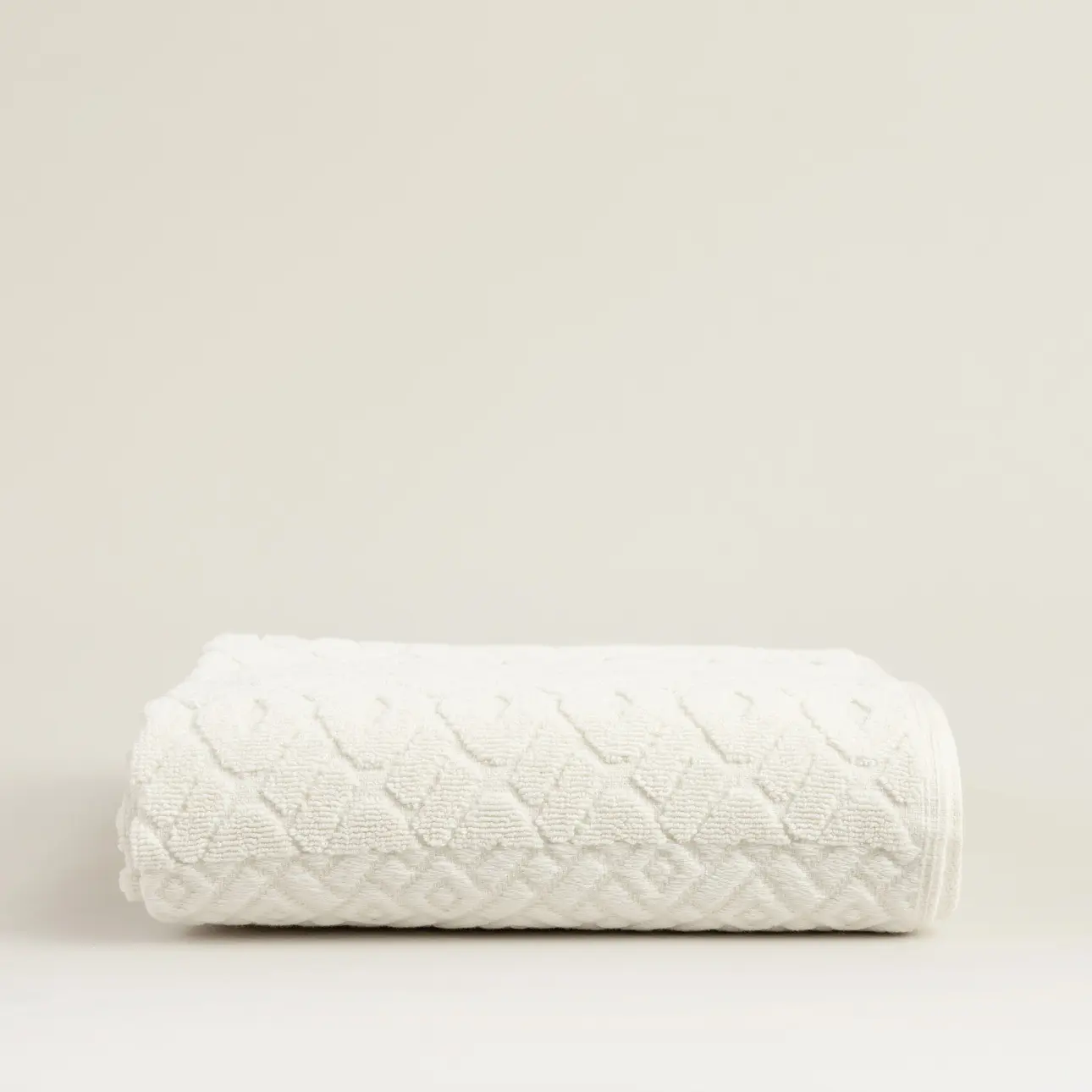 Dekoria Ručník Lattice 50x90 cm cream pearl, 50 x 90 cm