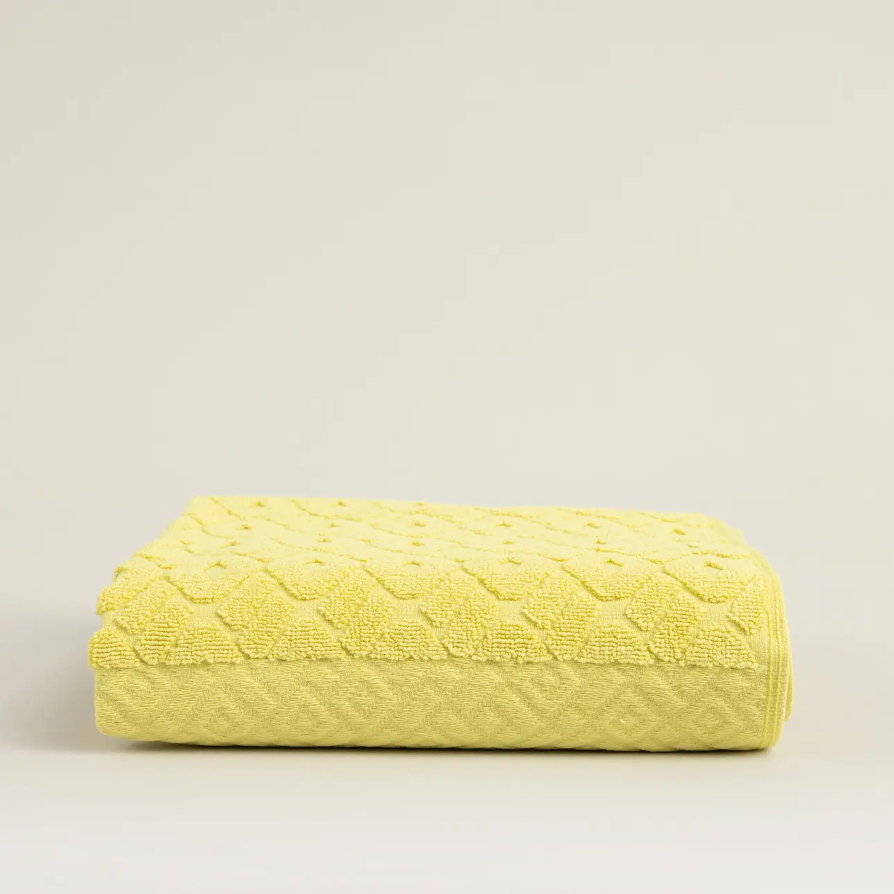 Dekoria Ručník Lattice 50x90 cm sunny yellow, 50 x 90 cm