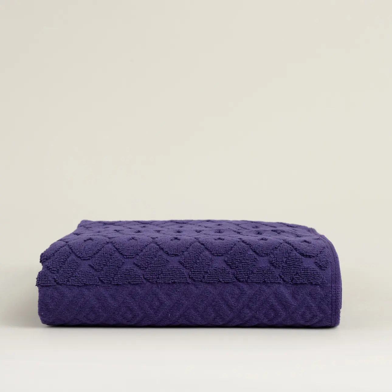 Dekoria Ručník Lattice 50x90 cm deep violet, 50 x 90 cm