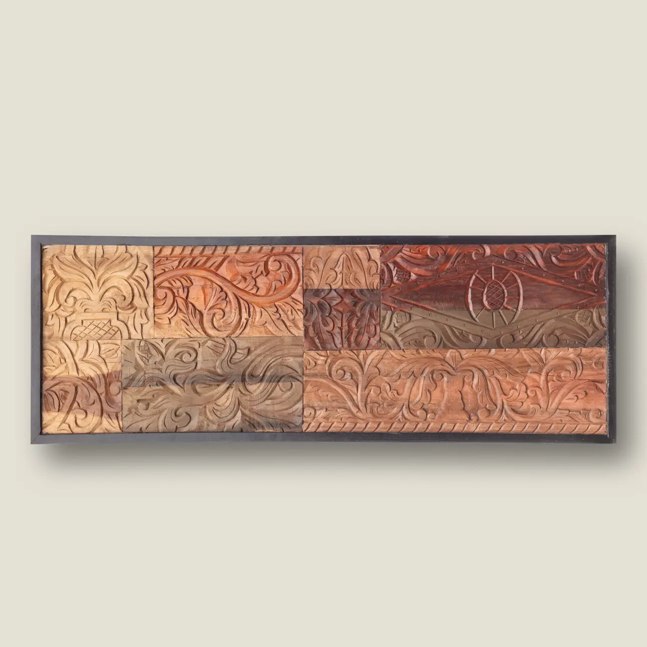 Dekoria Nástěnná dekorace Carvato 125x44x4 cm, 125x44x4 cm