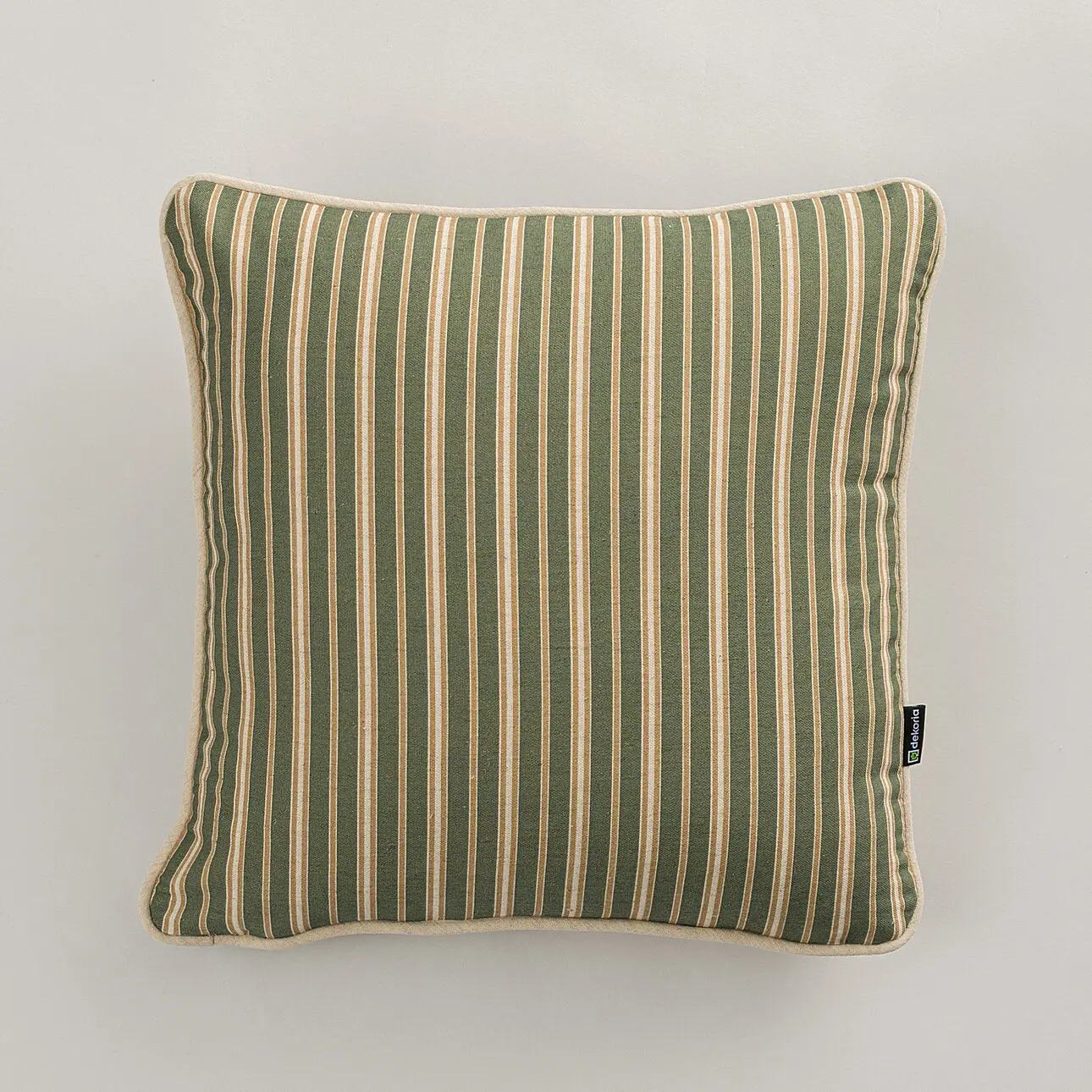 Dekoria Povlak na polštář Classic Stripe Olive 45x45 cm, 45x45