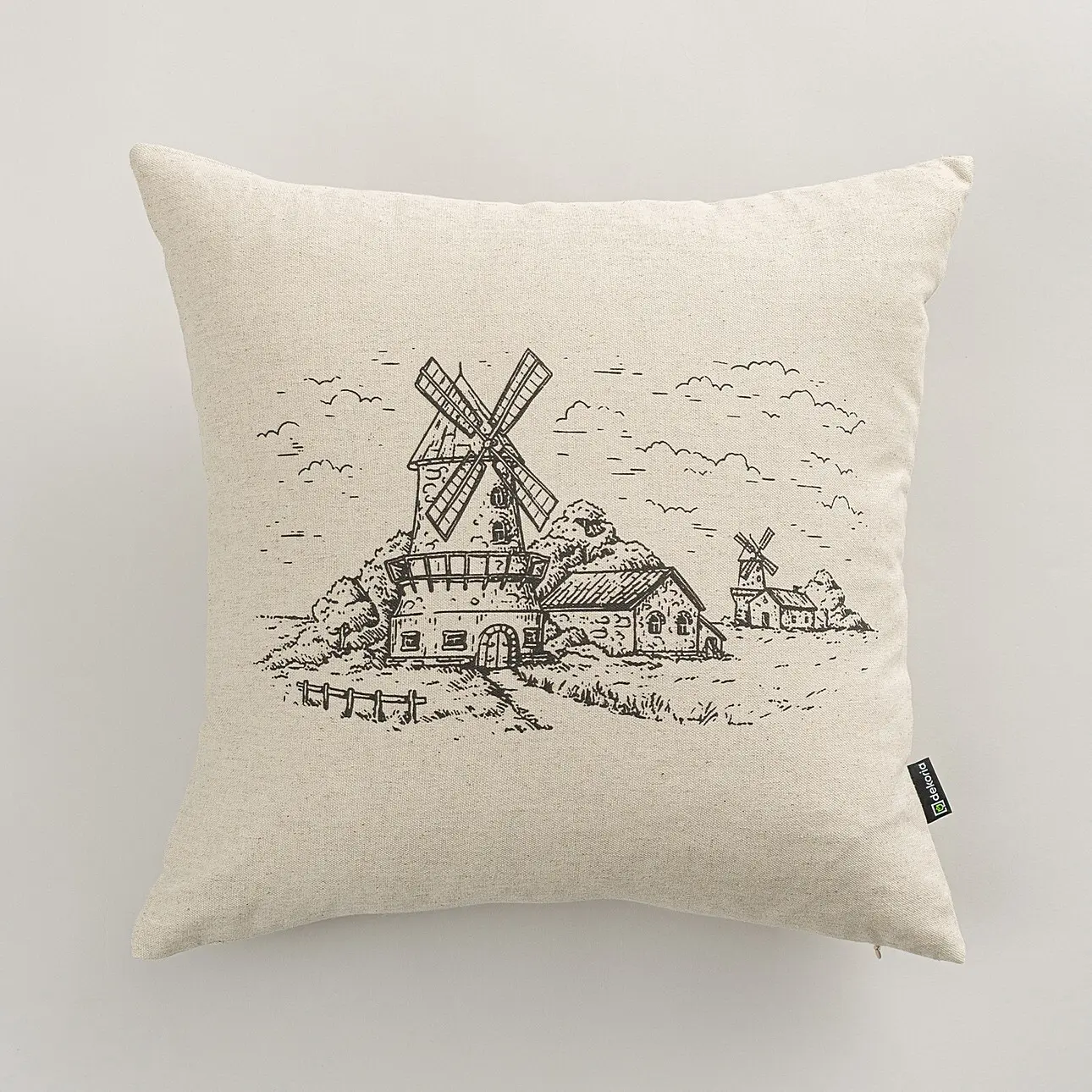 Dekoria Povlak na polštář Countryside Windmill 45x45 cm, 45x45