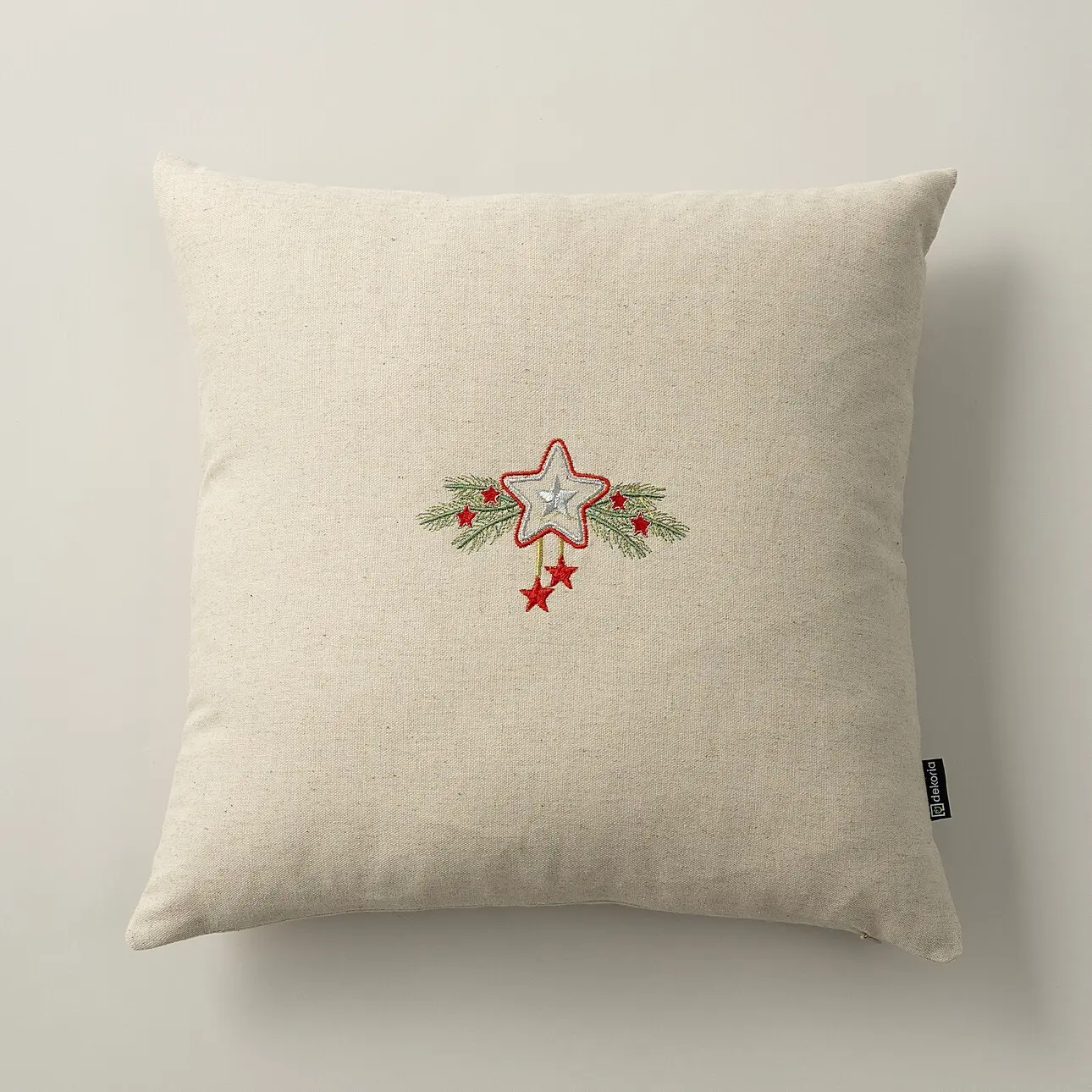 Dekoria Potah na polštář Star & Holly 43x43 cm, 43 x 43cm