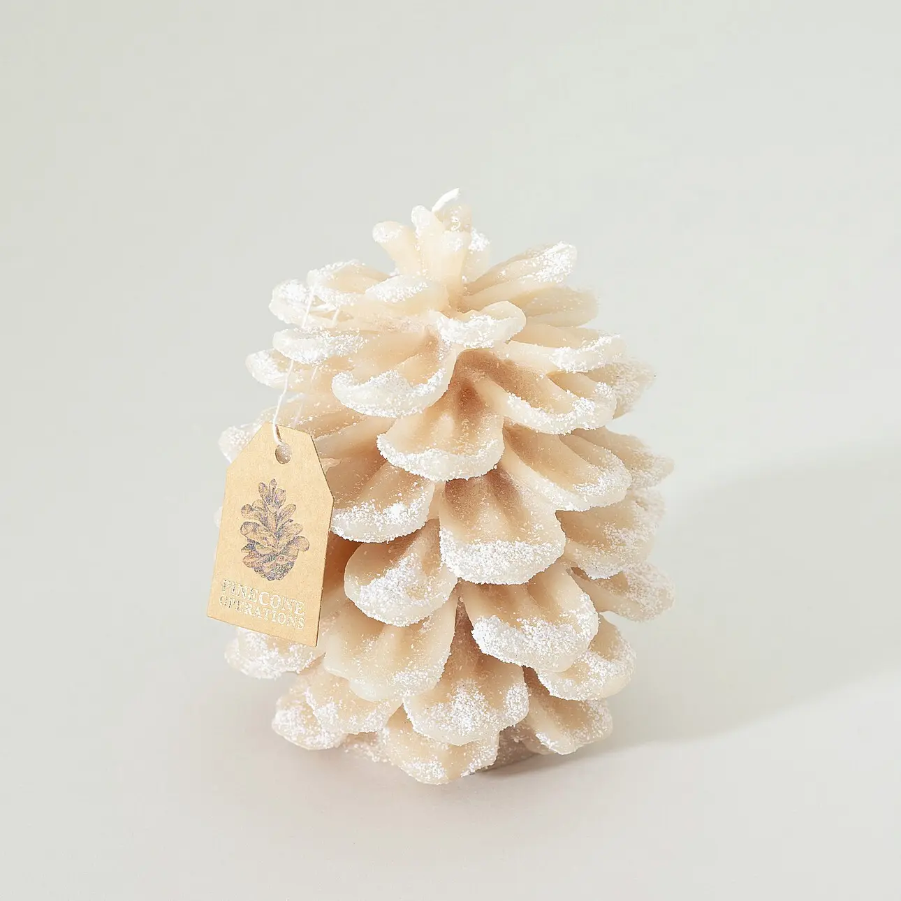 Dekoria Svíčka Pine Frost II 13x13x15 cm, 13x13x15 cm