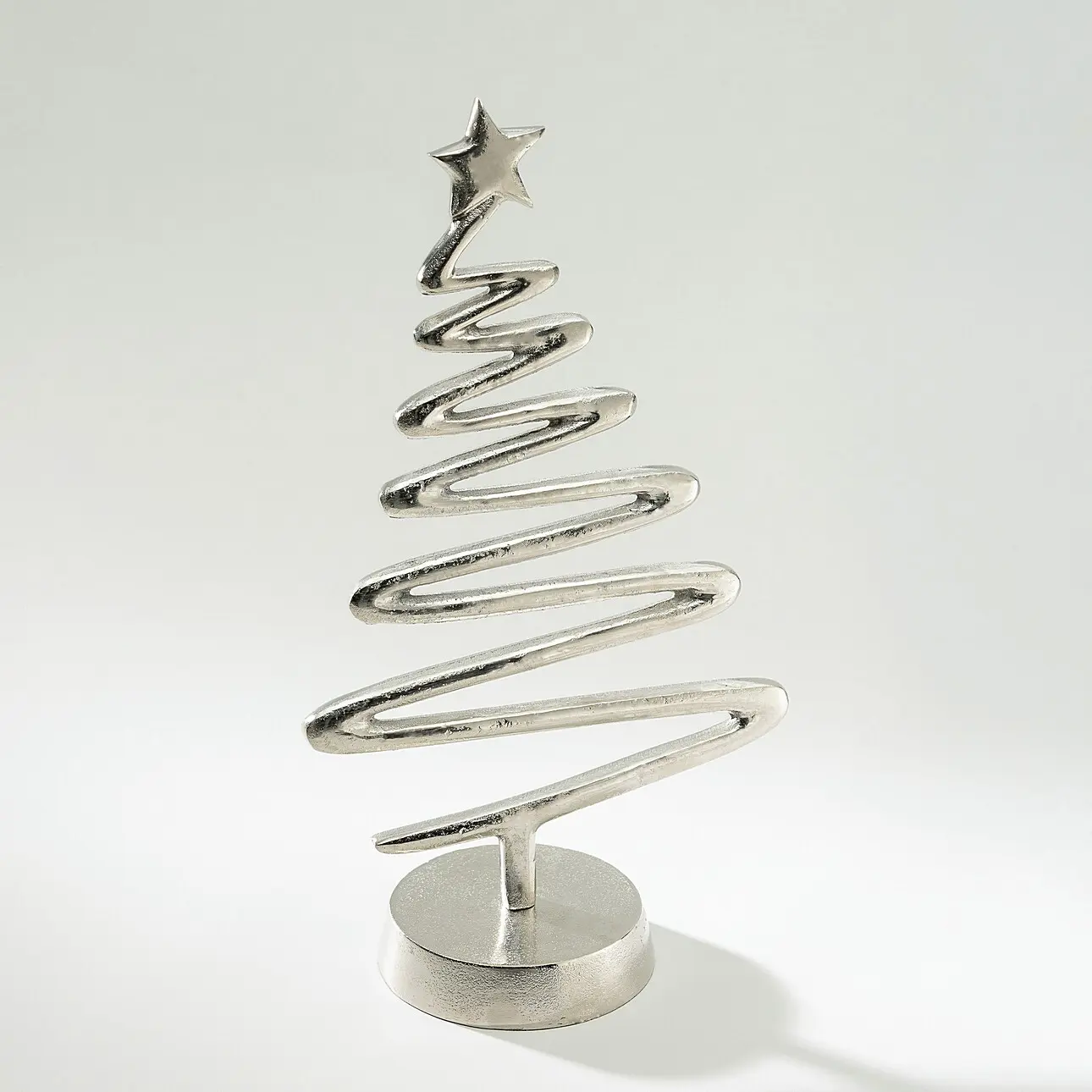 Dekoria Stojící dekorace Silver Tree I 17x11x31 cm, 17x11x31 cm