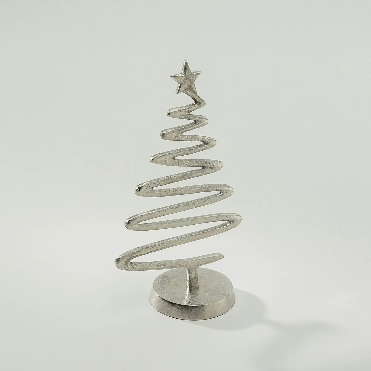 Dekoria Stojící dekorace Silver Tree II 23x12x40 cm, 23x13x40 cm