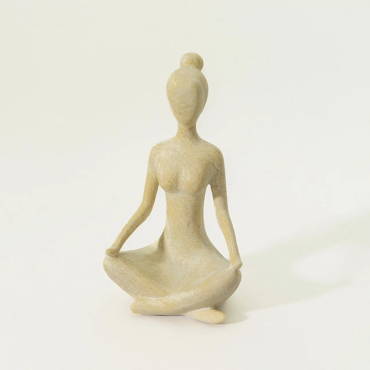 Dekoria Figurka jogínky Asana II 6x6x10 cm, 6x6x10 cm