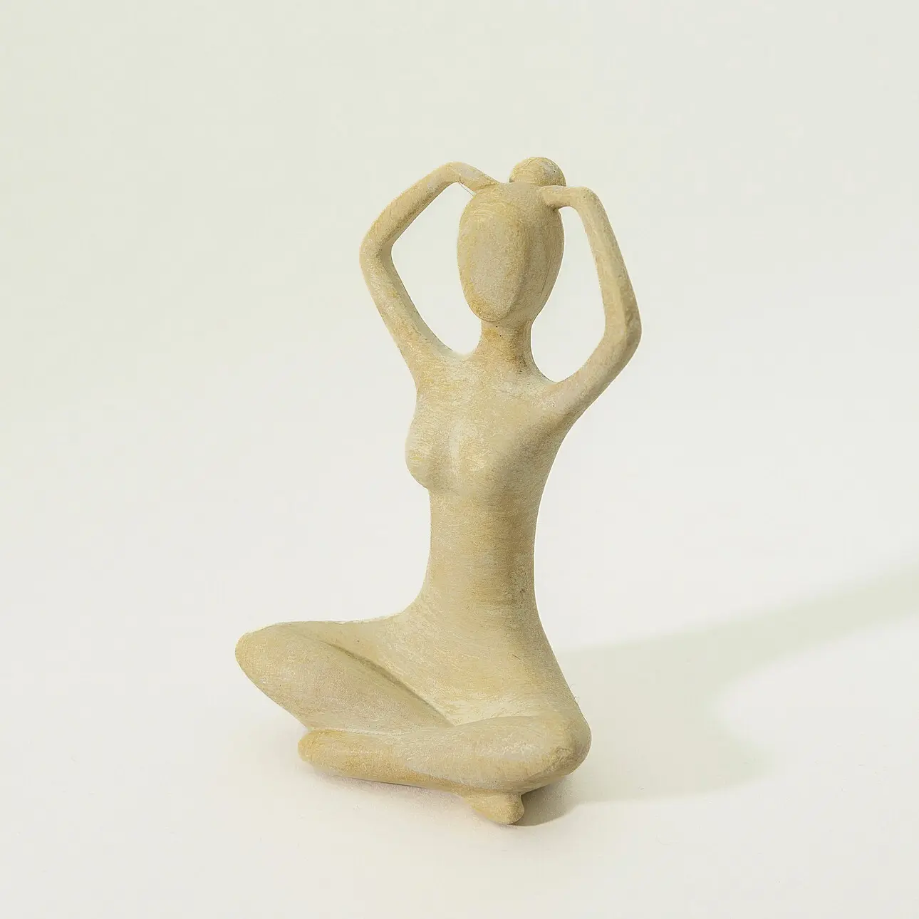 Dekoria Figurka jogínky Asana III 6x6x10 cm, 6x6x10 cm