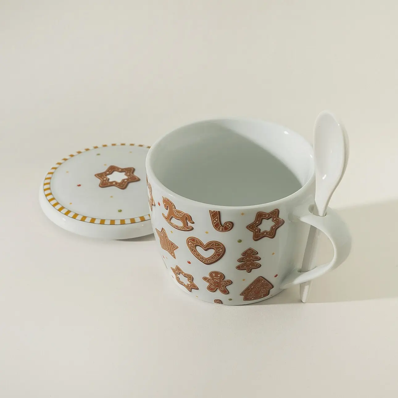 Dekoria Porcelánový hrnek Gingerjoy 600 ml, 17x13x11 cm