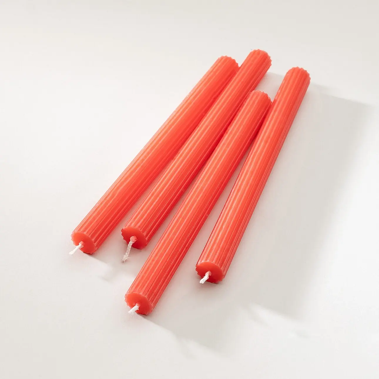 Dekoria Sada zapalovacích svíček Classic Red 2x25 cm, 2x2x25 cm