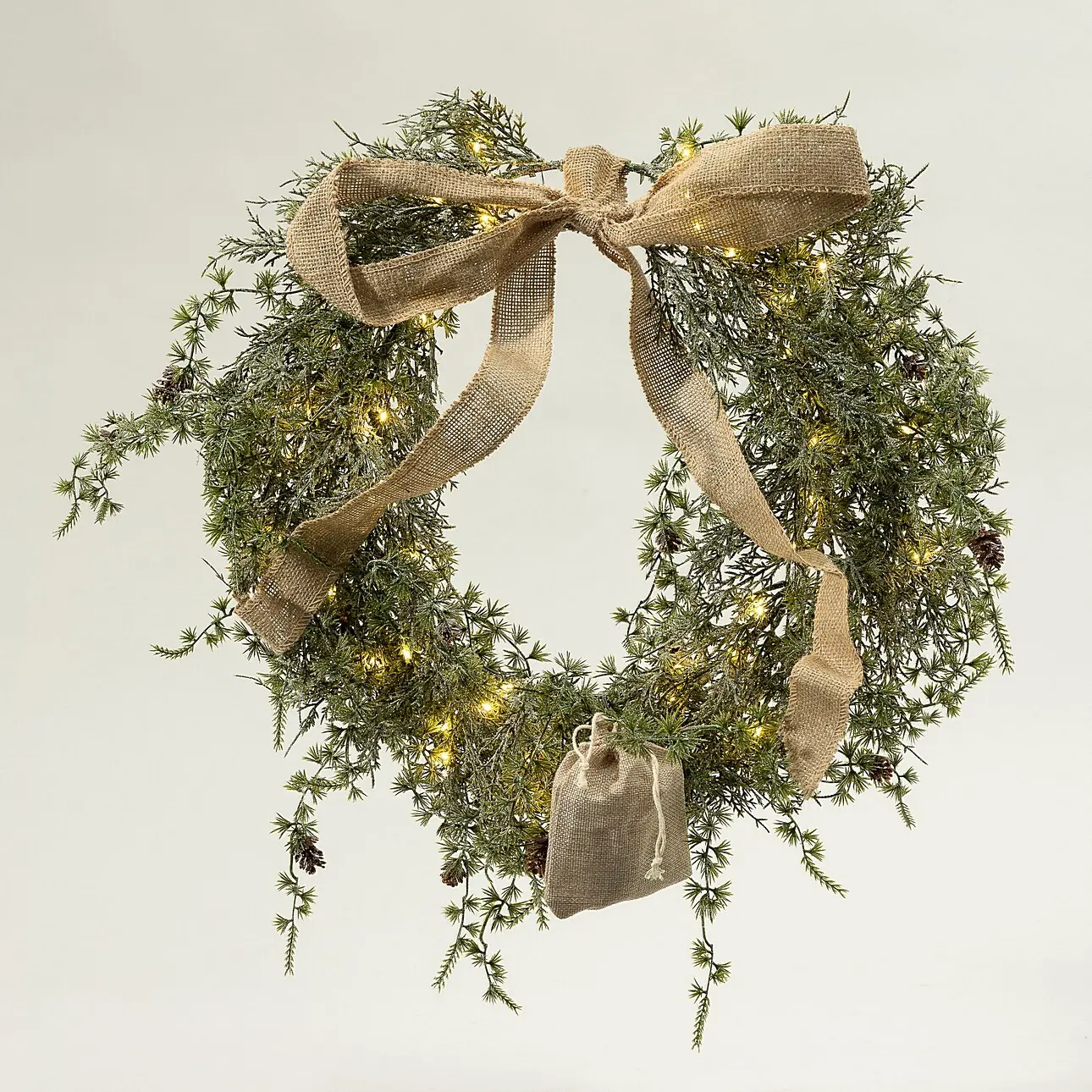 Dekoria Závěsný věnec LED Forest Charm 50 cm, 50x50x10 cm