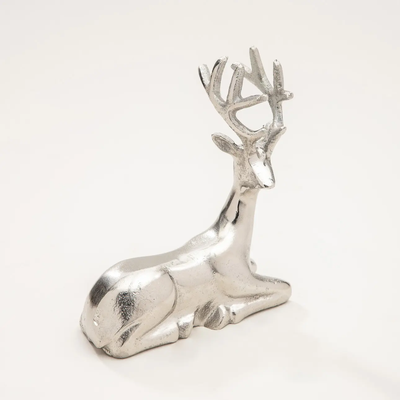 Dekoria Figurka Silver Deer I 17x6x18 cm, 17x6x18 cm