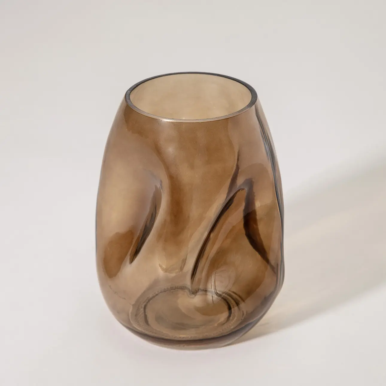 Dekoria Vase Bronze Wave I 13x13x18 cm, 13x13x18 cm