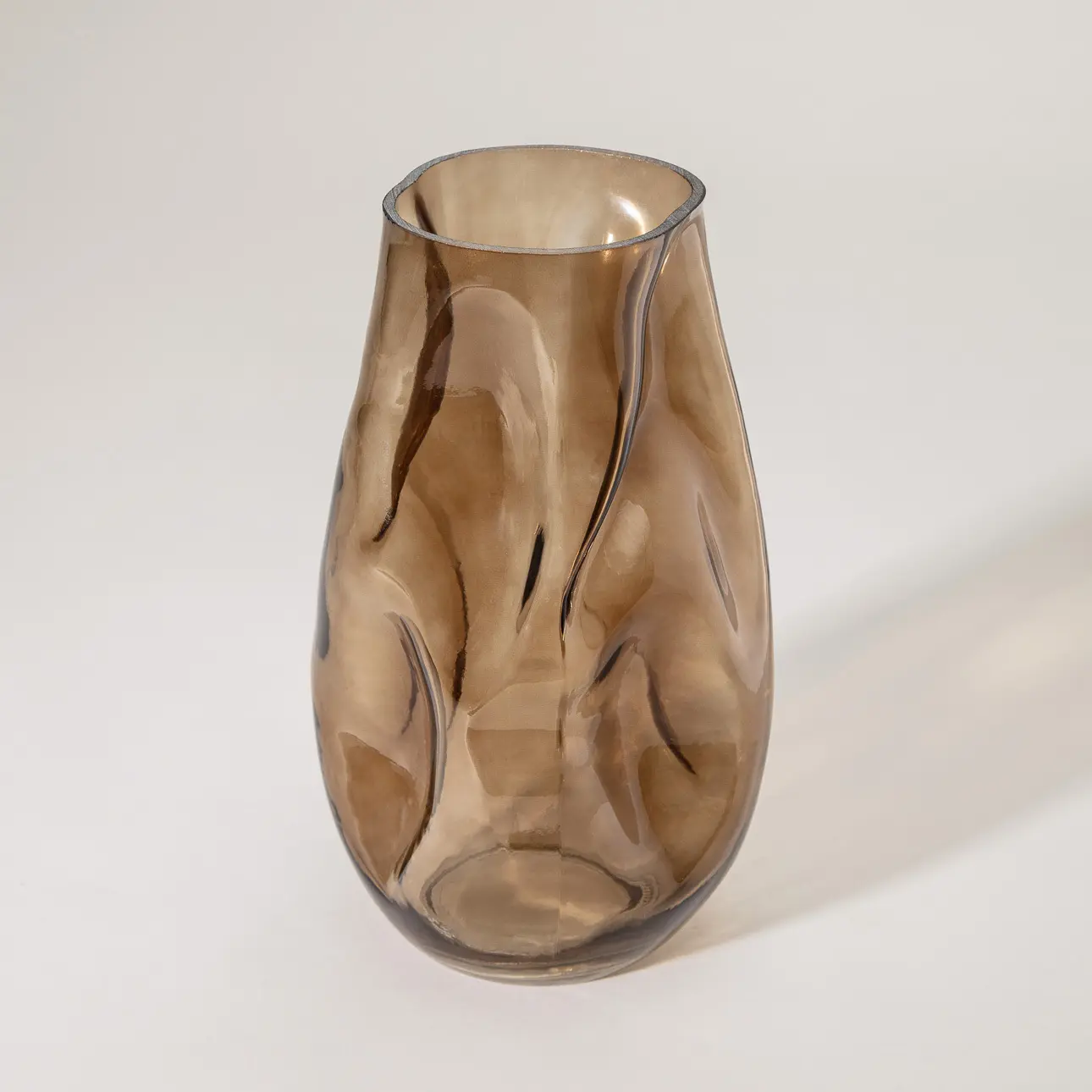 Dekoria Vase Bronze Wave II 13x13x26 cm, 13x13x26 cm