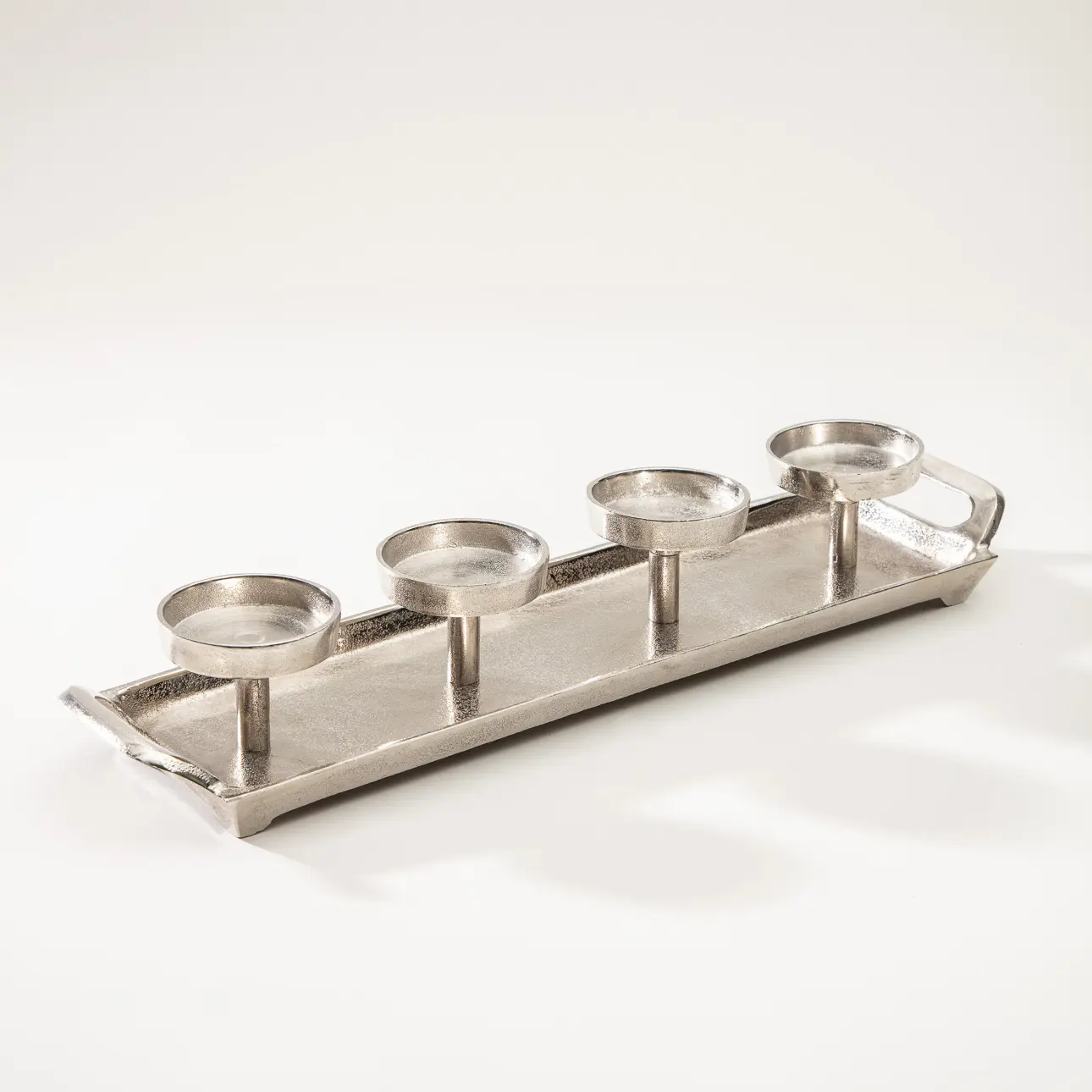 Dekoria Svícen Silver Line 49x12x8 cm, 49x12x8 cm