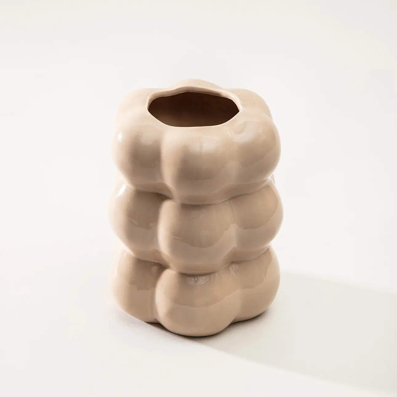 Dekoria Vase Sand Bubbles I 13x13x16 cm, 13x13x16 cm