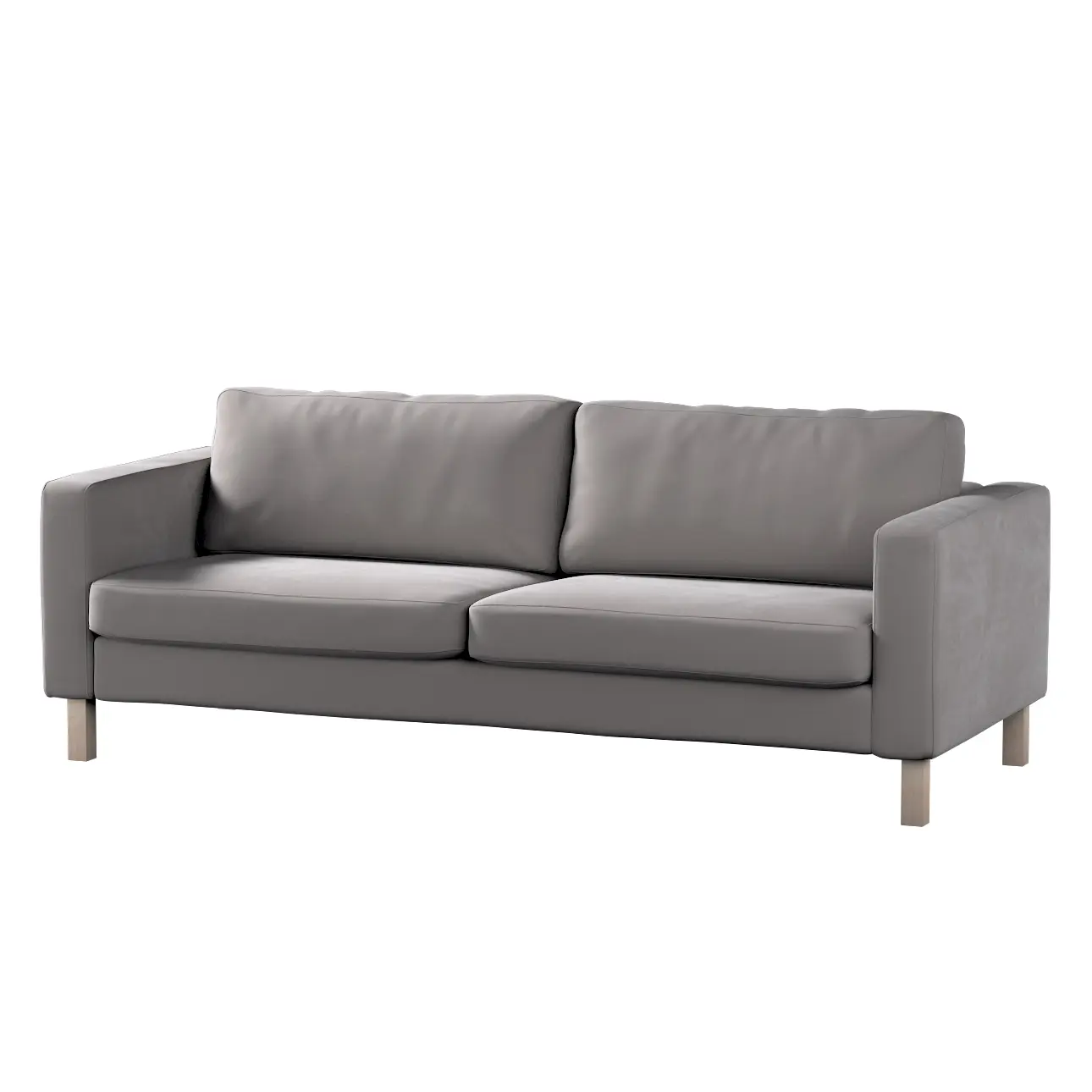Dekoria Potah na pohovku IKEA Karlstad, 3-místná, rozkládací, greige, Potah na Karlstad, 3-místná, rozkládací, Velvet, 704-11