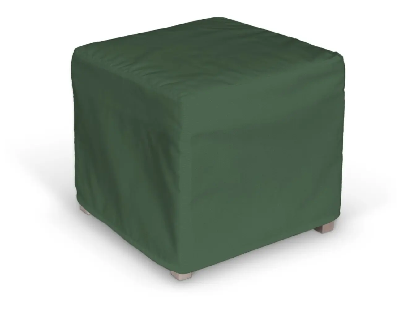 Dekoria Potah na kostku Solsta Pällbo, Forest Green - zelená, kostka Solsta Pällbo, Cotton Panama, 702-51