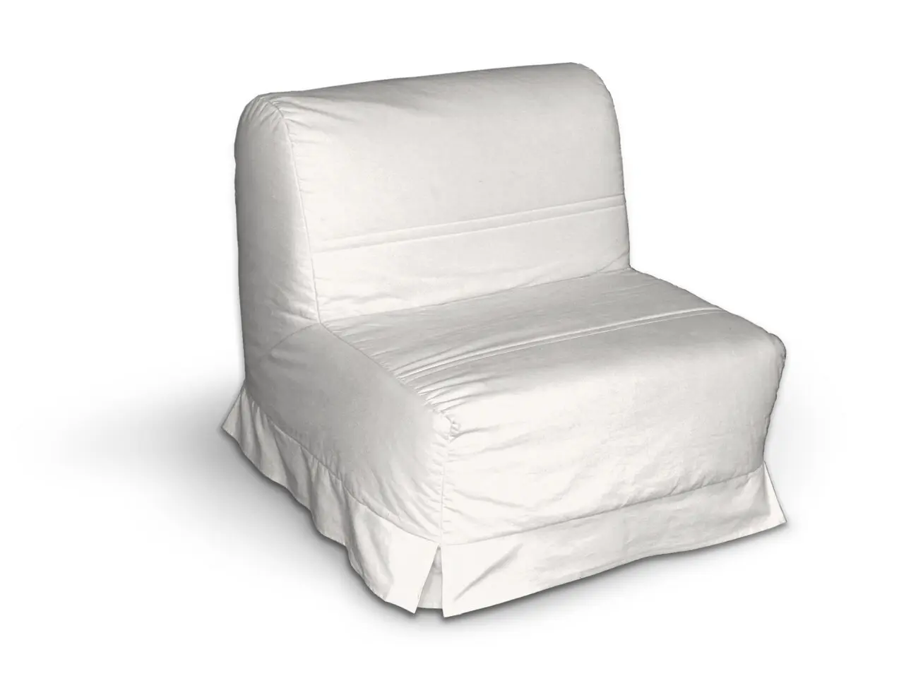 Dekoria Potah na pohovku Lyckesele 1-místná, sněhová bílá, sofa Lyckesele 1os., Cotton Panama, 702-49