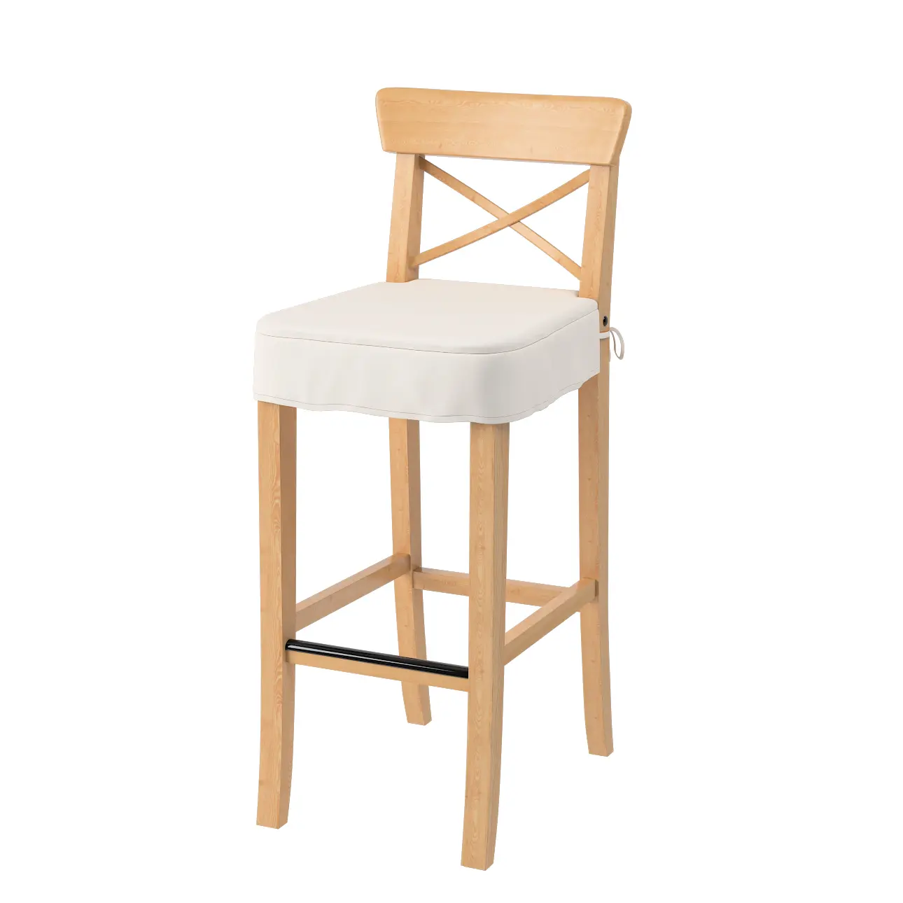 Dekoria Sedák na židli IKEA Ingolf - barová, světle béžová, barová židle Ingolf, Etna, 705-01