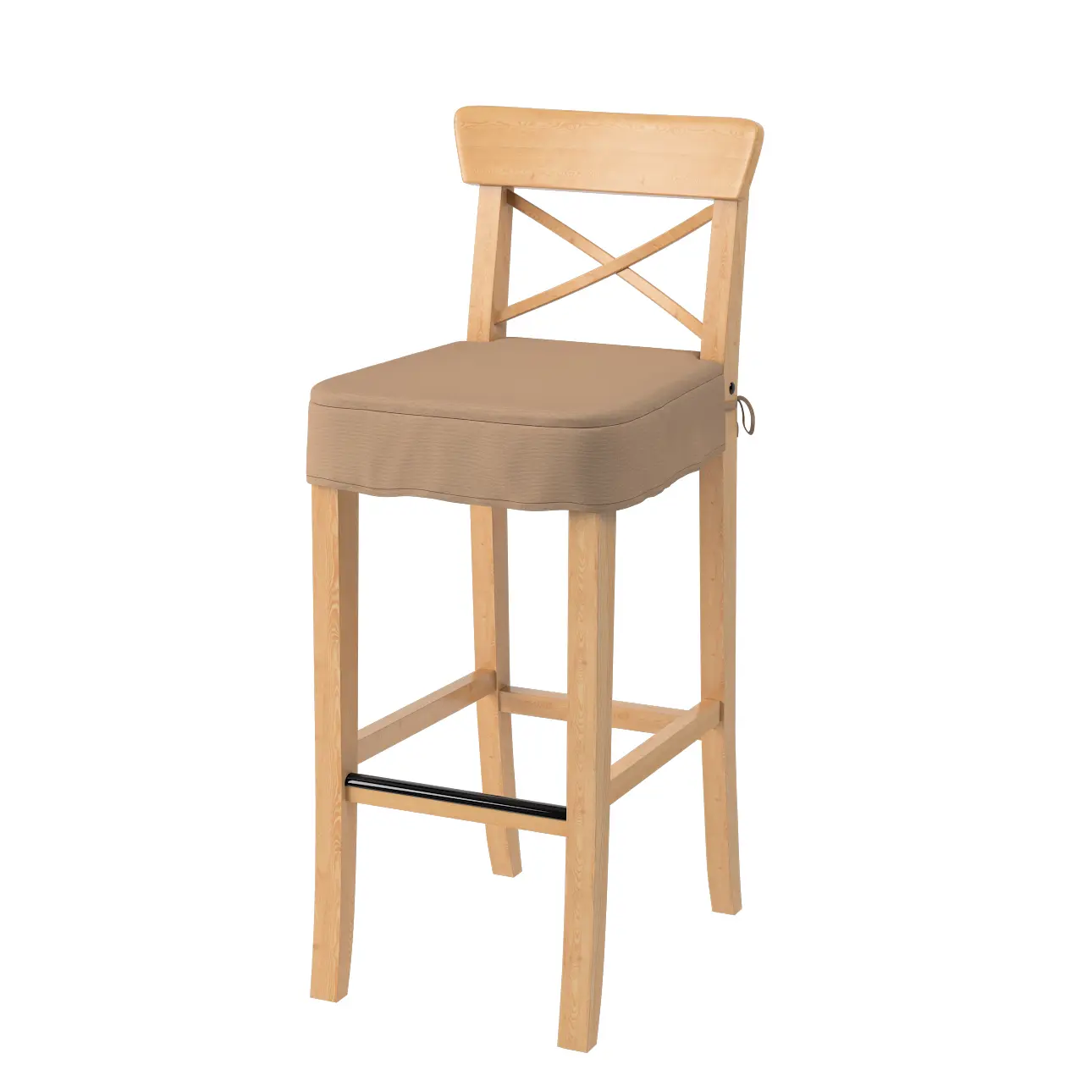 Dekoria Sedák na židli IKEA Ingolf - barová, béžová, barová židle Ingolf, Quadro, 136-09