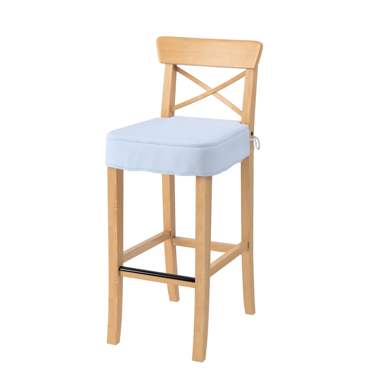 Dekoria Sedák na židli IKEA Ingolf - barová, pastelová blankytná, barová židle Ingolf, Loneta, 133-35
