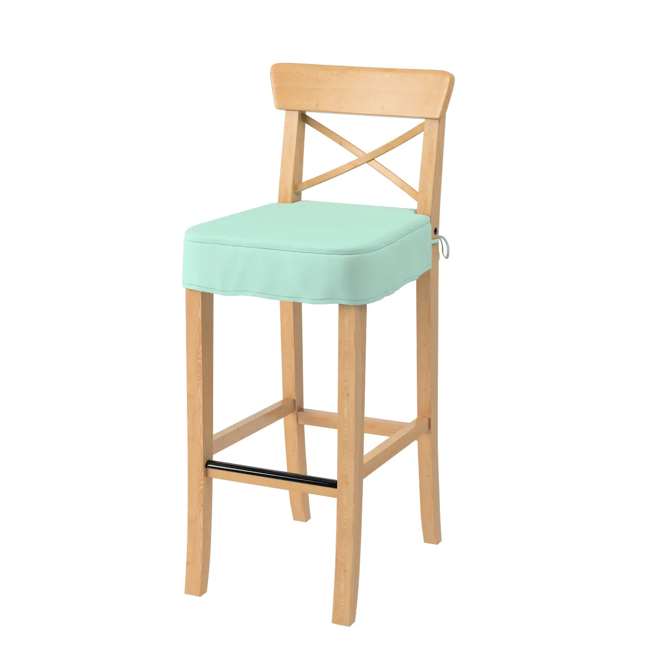 Dekoria Sedák na židli IKEA Ingolf - barová, mátová, barová židle Ingolf, Loneta, 133-37