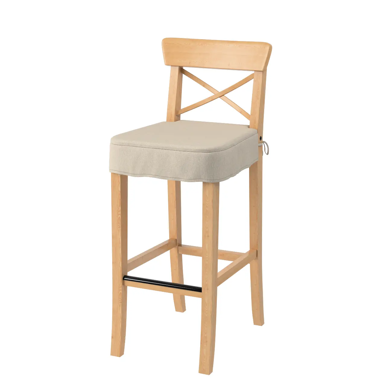 Dekoria Sedák na židli IKEA Ingolf - barová, béžová melanž, barová židle Ingolf, Amsterdam, 704-54