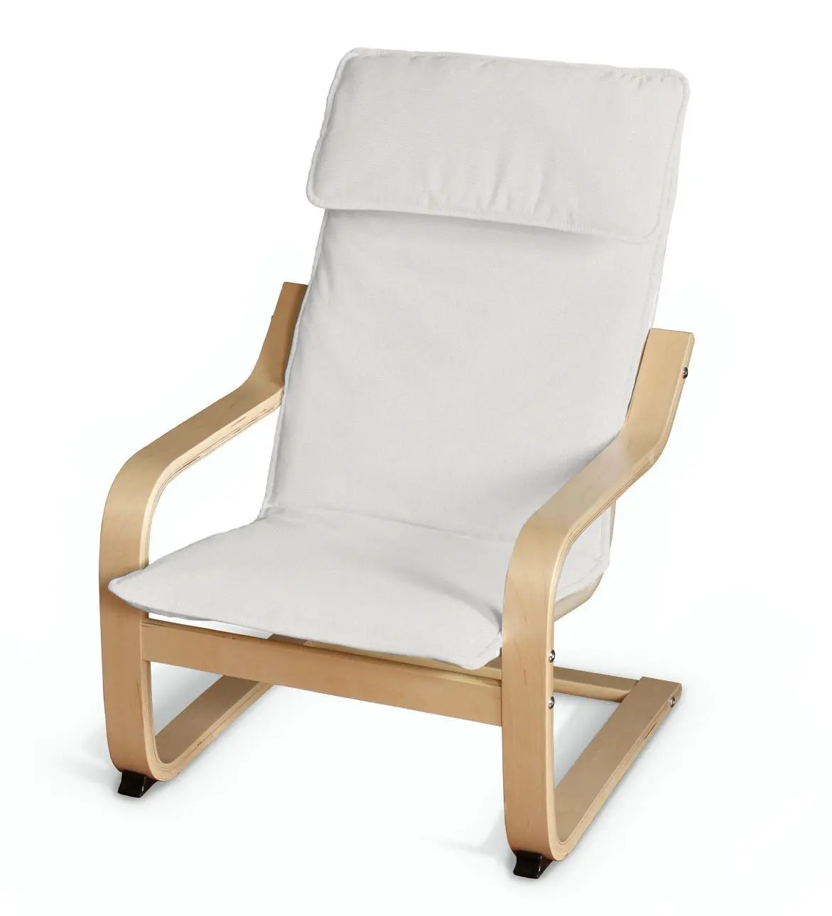 Dekoria Sedák na dětské křeslo IKEA Poäng, světle béžová, Poäng - dětské křeslo, Etna, 705-01