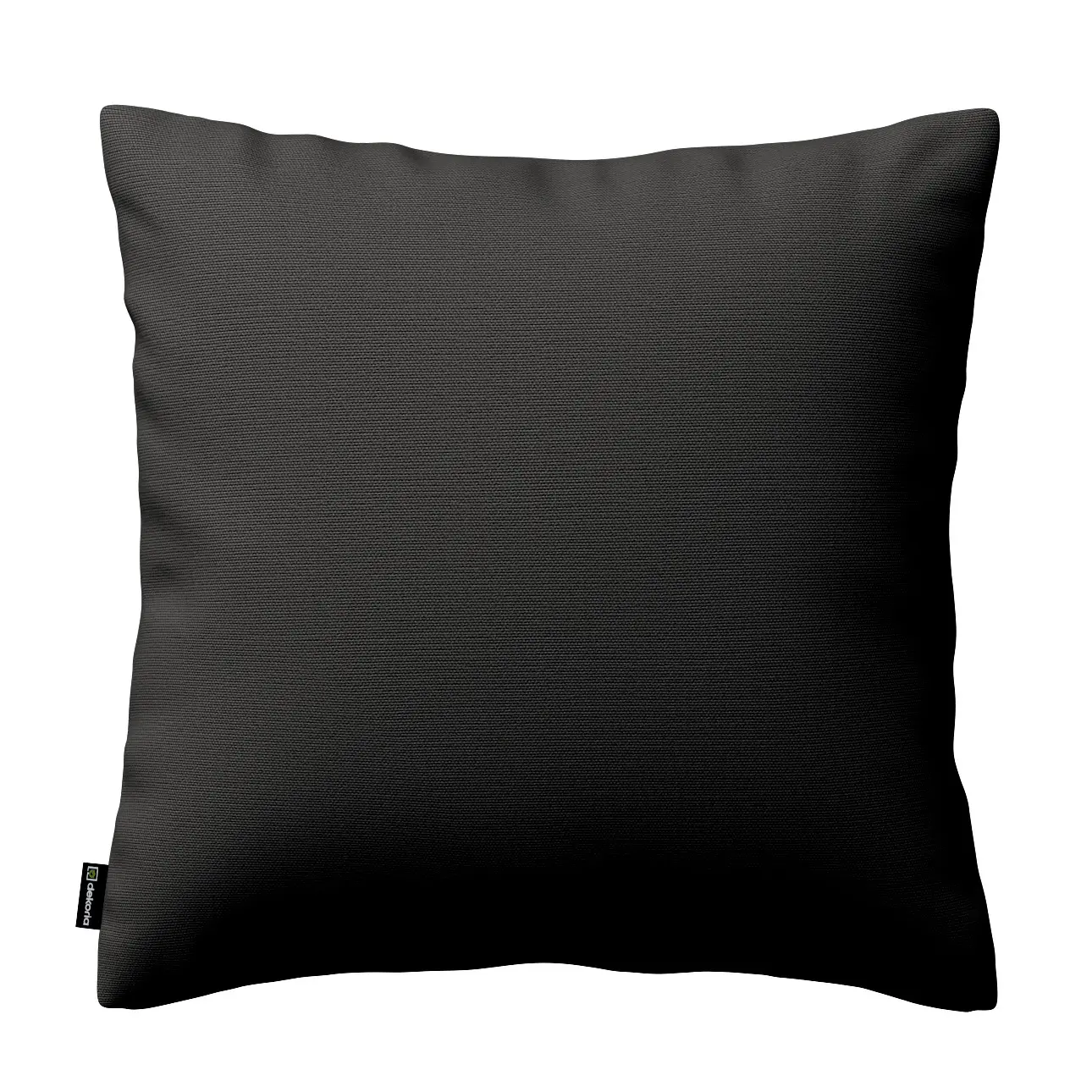 Dekoria Kinga - potah na polštář jednoduchý, grafitová, 60 x 60 cm, Cotton Panama, 702-08