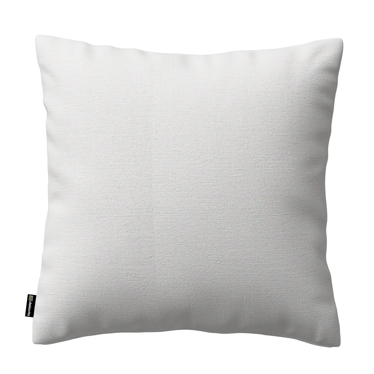 Dekoria Kinga - potah na polštář jednoduchý, bílá, 60 x 60 cm, Linen, 392-04