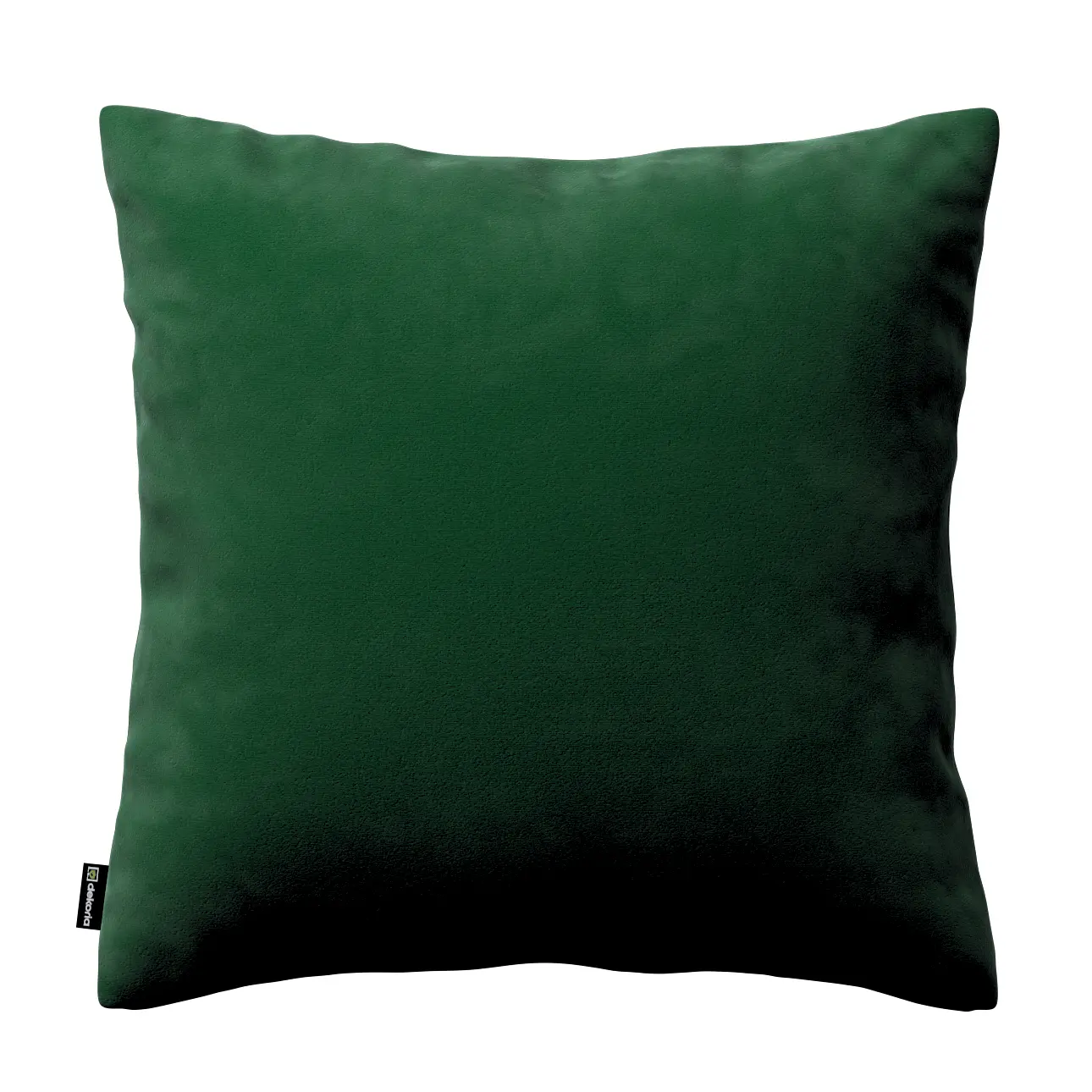 Dekoria Kinga - potah na polštář jednoduchý, lahvová zeleň, 43 x 43 cm, Velvet, 704-13