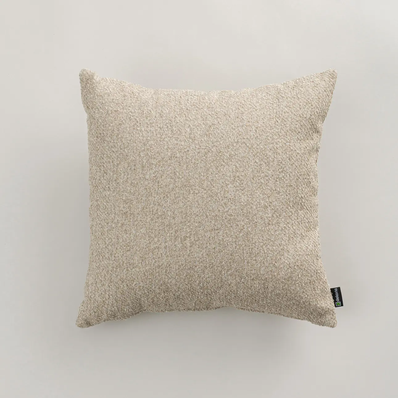 Dekoria Kinga - potah na polštář jednoduchý, béžová melanž, 60 x 60 cm, Boucle Mist, 145-43