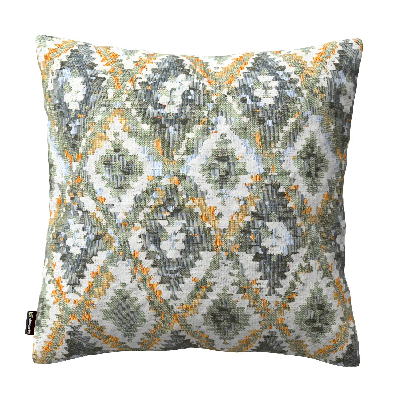 Dekoria Kinga - potah na polštář jednoduchý, modro-zelená, 43 x 43 cm, Cosy Home, 145-38