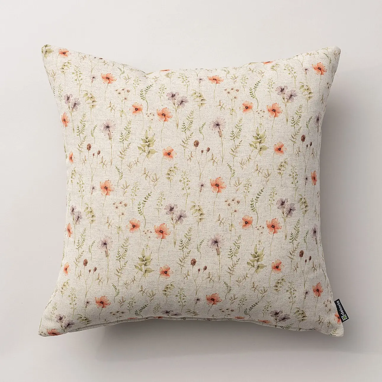 Dekoria Kinga - potah na polštář jednoduchý, přírodní, plátnová vazba, 43 x 43 cm, Hemp Blend, 159-33