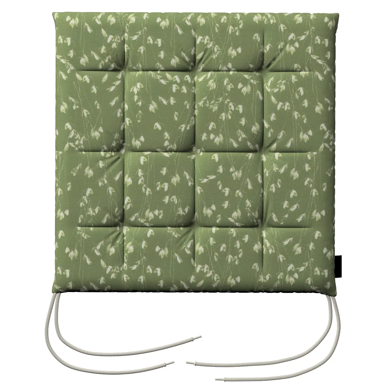 Dekoria Sedák Karel 40x40x3,5cm, zelená, 40 x 40 x 3,5 cm, Gardenia, 144-90